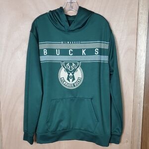 Milwaukee Bucks Green Hoodie Size XL
